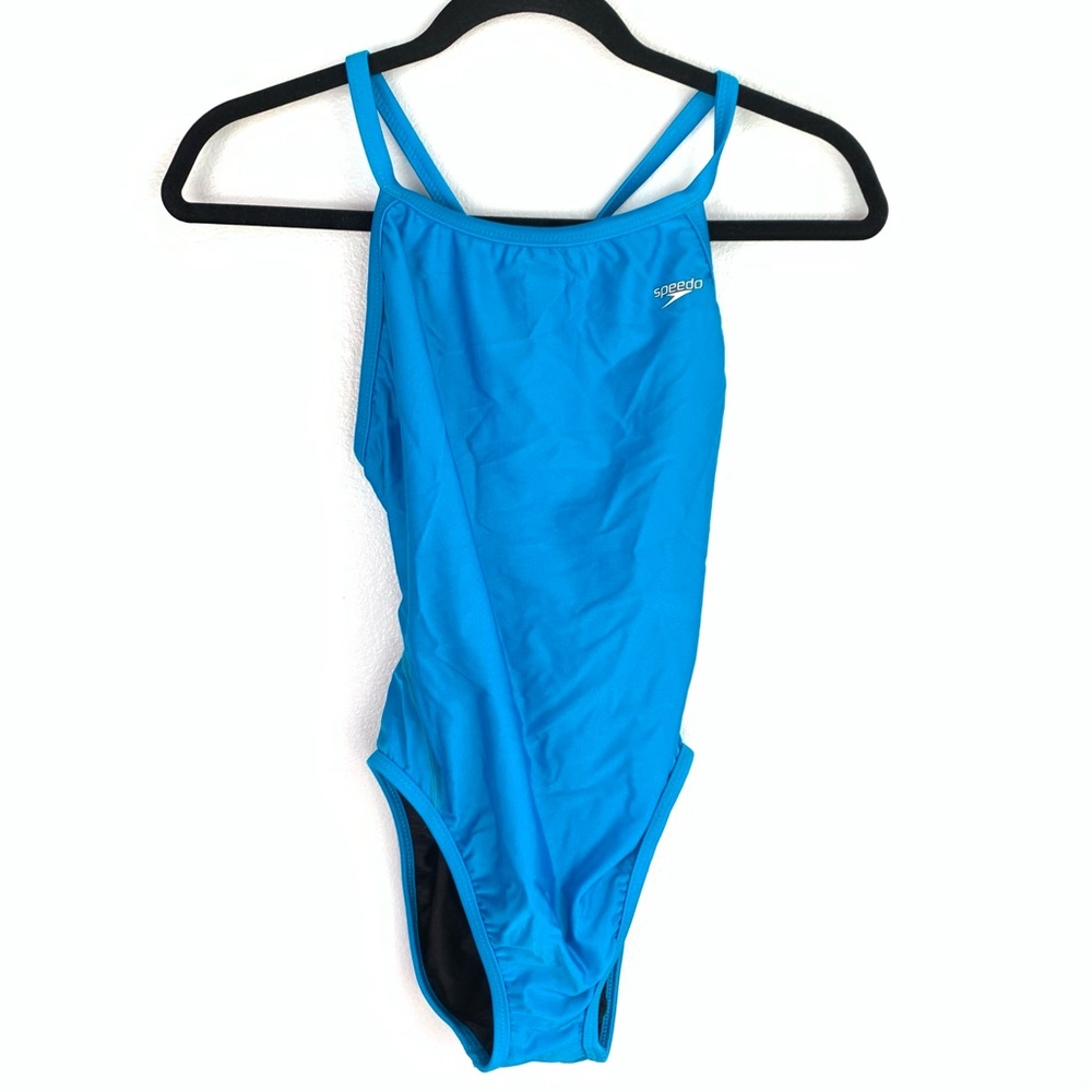 Speedo | Reversible Blue Black Swimsuit